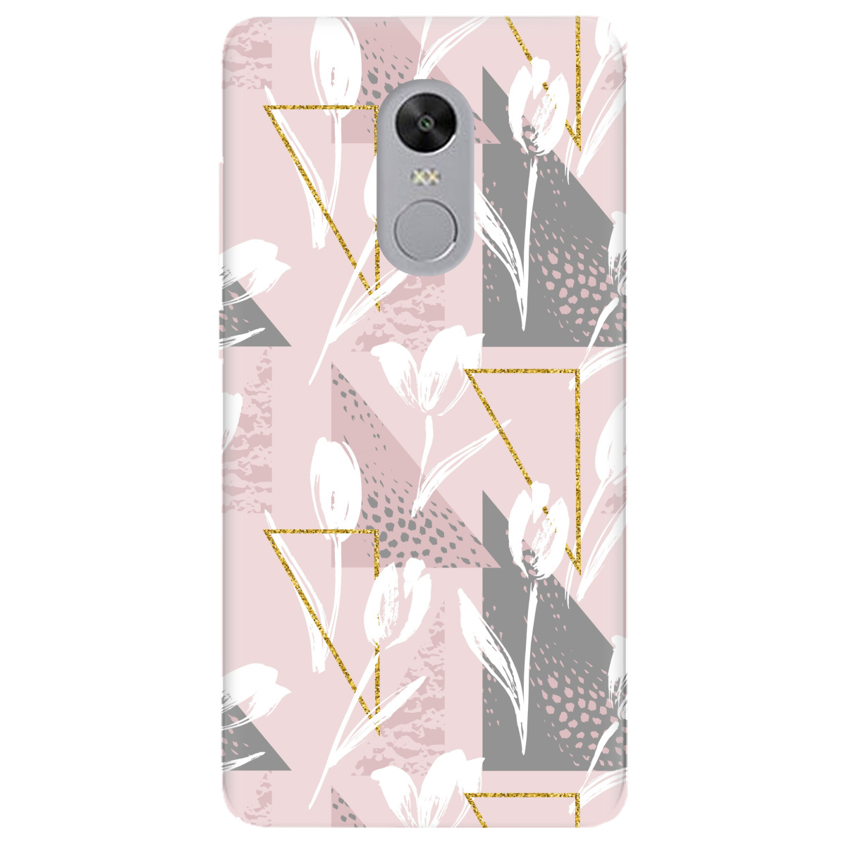 Чехол для Xiaomi Redmi 5 Plus прозрачный White tulips - фото 1 - Чехлы для телефонов