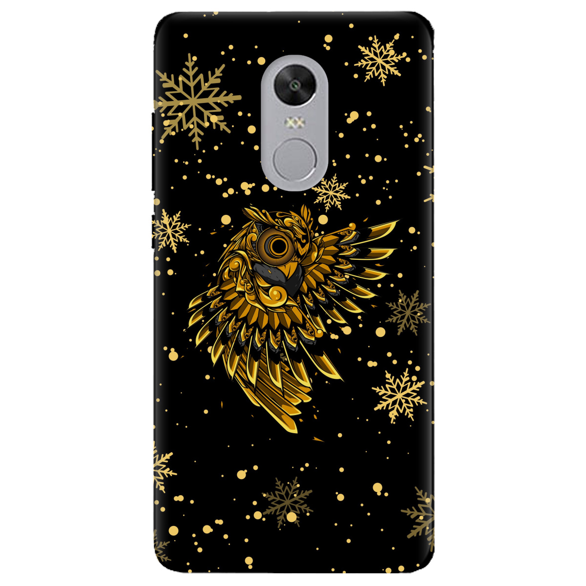 Чохол для Xiaomi Redmi 5 Plus прозорий Gold sova - фото 1 - Чохли для телефонів