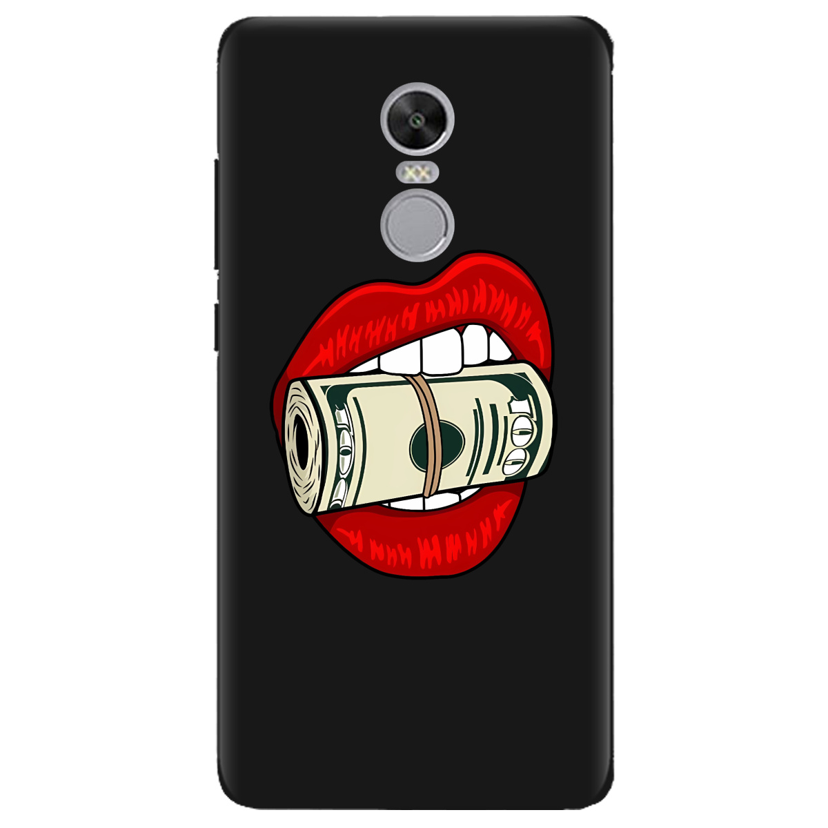 Чохол для Xiaomi Redmi 5 Plus чорний матовий soft touch Secret - фото 1 - Чохли для телефонів