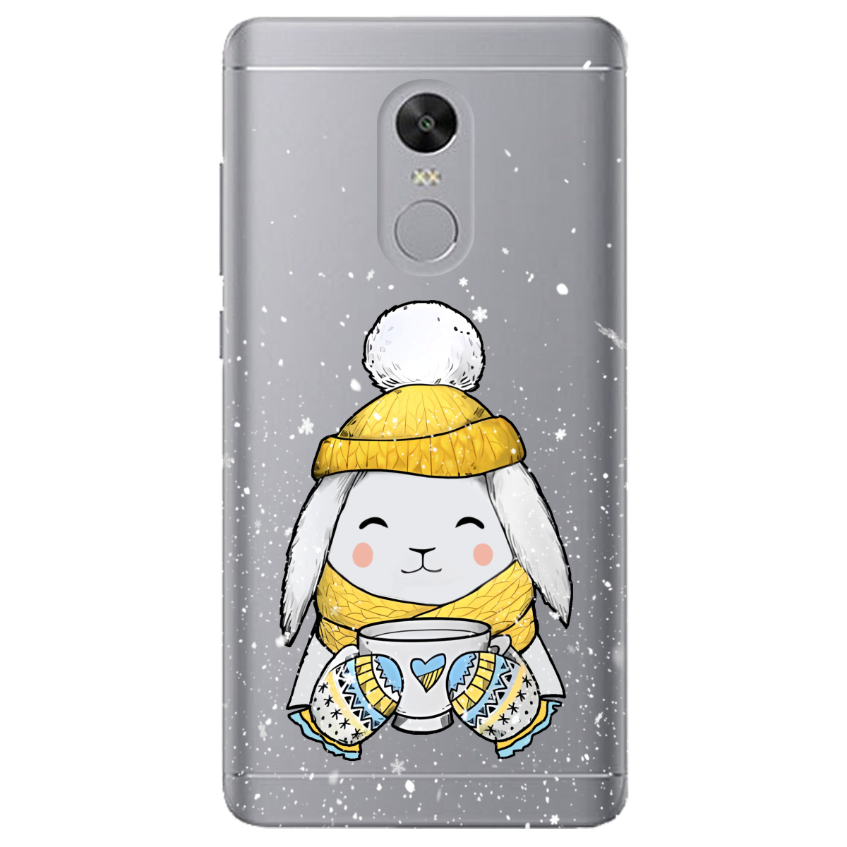 Чохол для Xiaomi Redmi 5 Plus прозорий Пухнастик - фото 1 - Чохли для телефонів