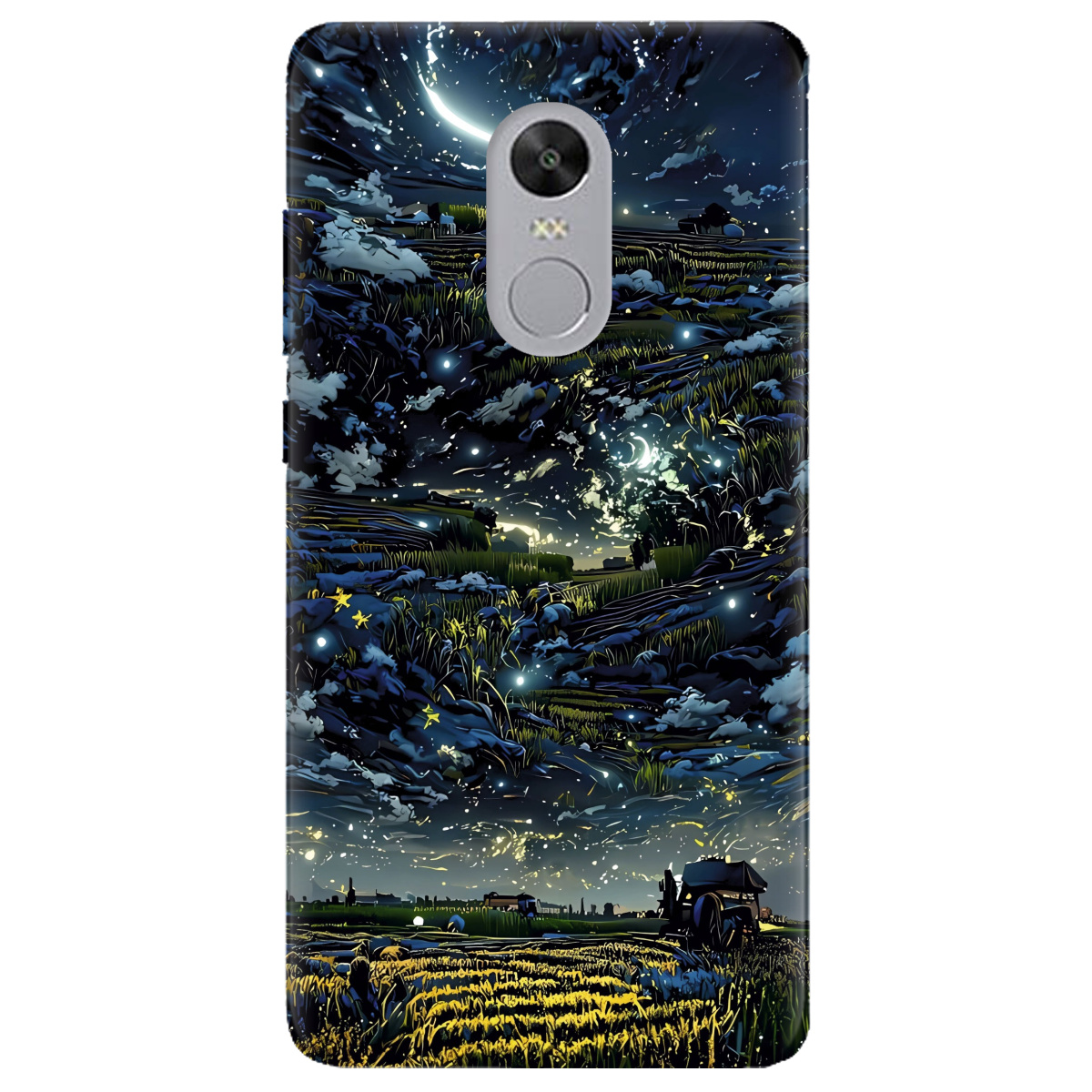 Чохол для Xiaomi Redmi 5 Plus прозорий Зоряне небо - фото 1 - Чохли для телефонів