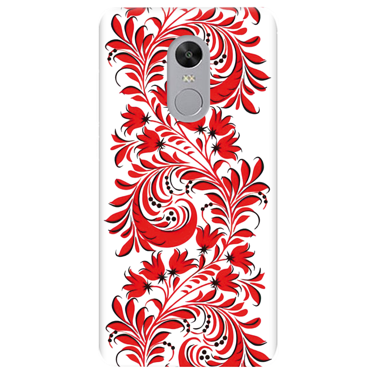 Чехол для Xiaomi Redmi 5 Plus прозрачный Love Ukraine ornament - фото 1 - Чехлы для телефонов