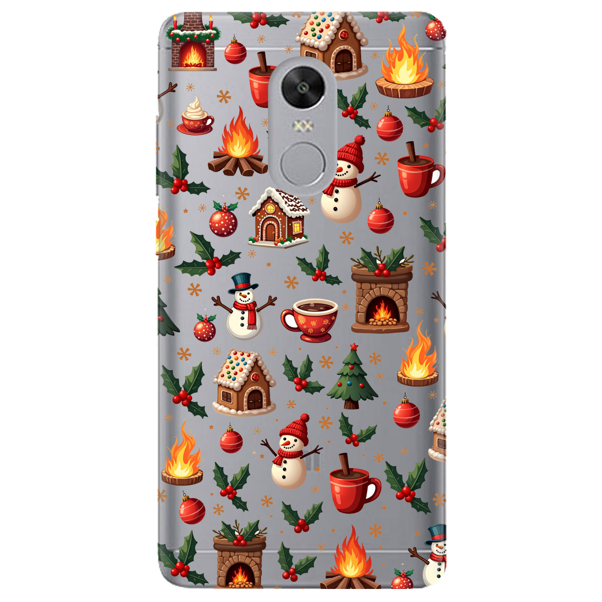 Чохол для Xiaomi Redmi 5 Plus прозорий Festive Glow - фото 1 - Чохли для телефонів