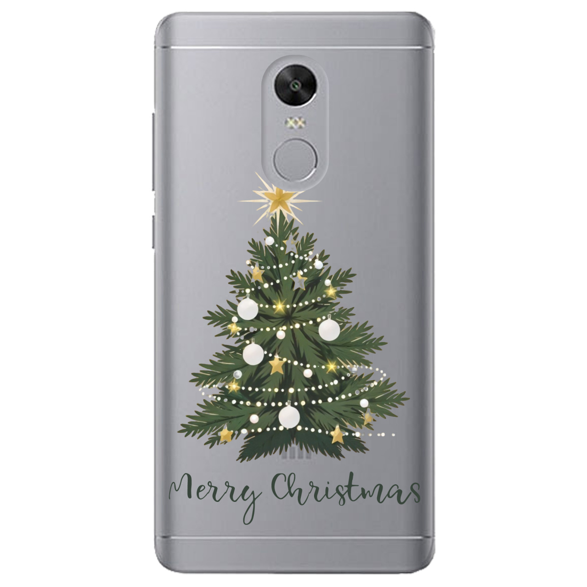 Чехол для Xiaomi Redmi 5 Plus прозрачный Christmas Serenity - фото 1 - Чехлы для телефонов