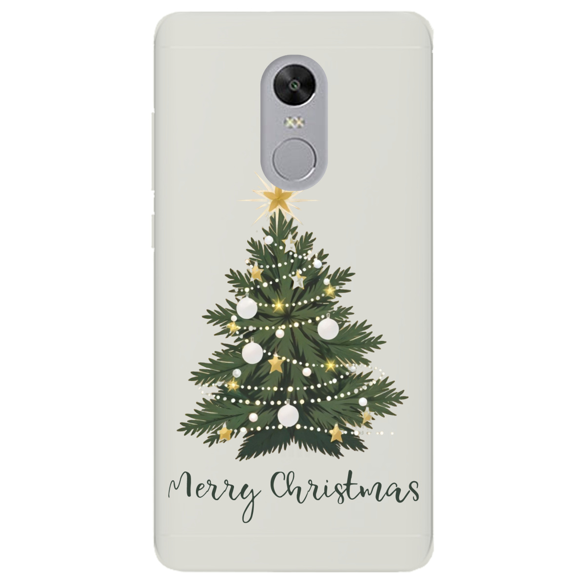 Чехол для Xiaomi Redmi 5 Plus полупрозрачный матовый soft touch Christmas Serenity - фото 1 - Чехлы для телефонов