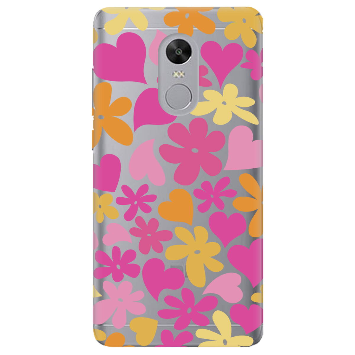 Чехол для Xiaomi Redmi 5 Plus прозрачный Blooming Love - фото 1 - Чехлы для телефонов