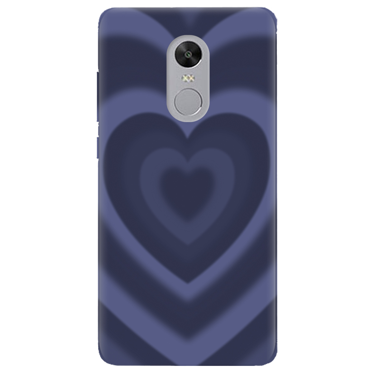 Чехол для Xiaomi Redmi 5 Plus прозрачный Purple Heart - фото 1 - Чехлы для телефонов