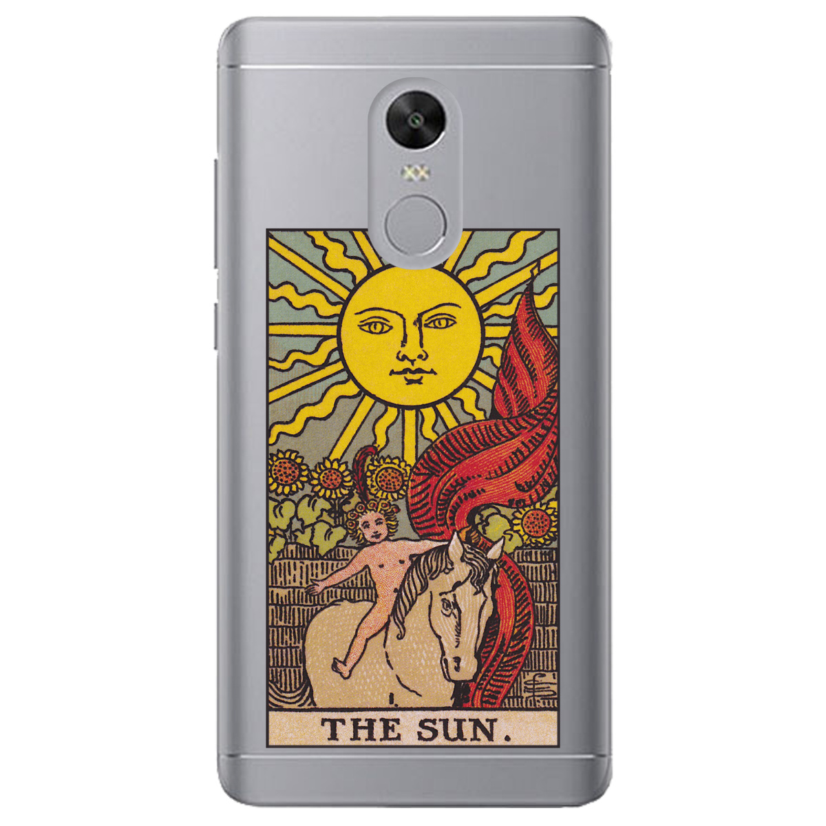 Чохол для Xiaomi Redmi 5 Plus прозорий The Sun - фото 1 - Чохли для телефонів