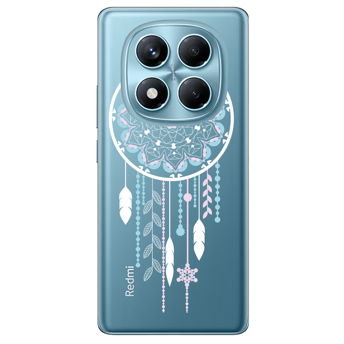 Чехол для Xiaomi Redmi Note 14 Pro 4G прозрачный Ловец снов - фото 1 - Чехлы для телефонов