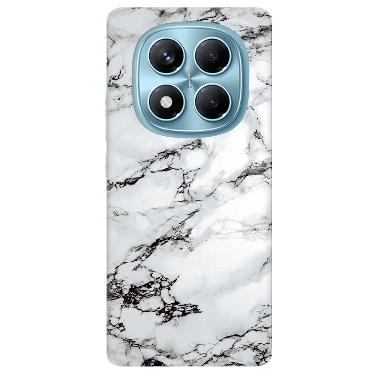 Чехол для Xiaomi Redmi Note 14 Pro 4G прозрачный Мрамор - фото 1 - Чехлы для телефонов