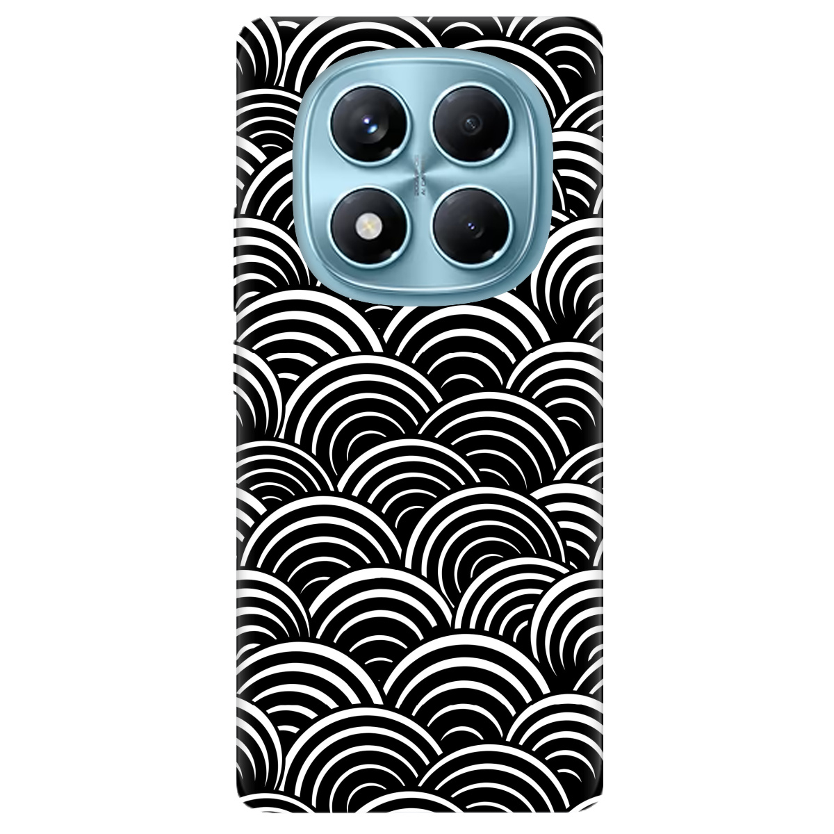 Чохол для Xiaomi Redmi Note 14 Pro 4G прозорий Waves - фото 1 - Чохли для телефонів