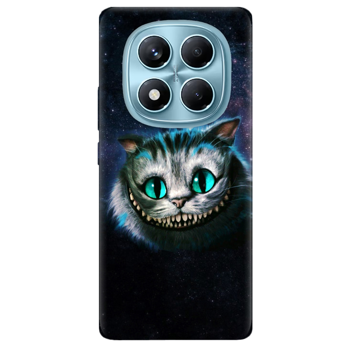 Чехол для Xiaomi Redmi Note 14 Pro 4G прозрачный Cheshire Cat - фото 1 - Чехлы для телефонов