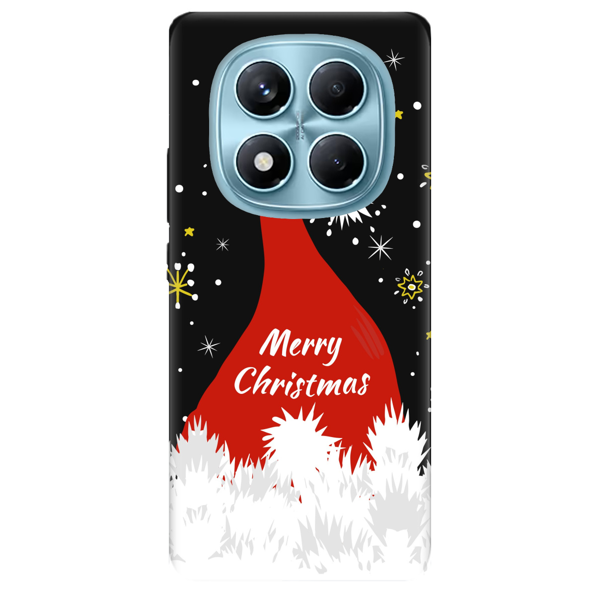 Чехол для Xiaomi Redmi Note 14 Pro 4G прозрачный Santa - фото 1 - Чехлы для телефонов