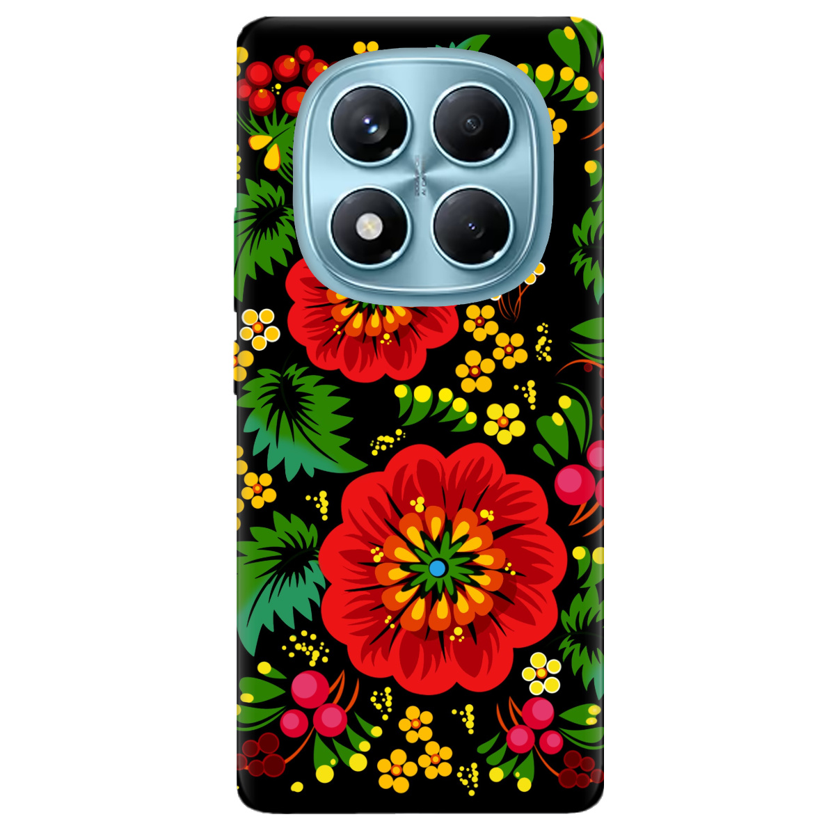Чехол для Xiaomi Redmi Note 14 Pro 4G прозрачный Ukrainian art - фото 1 - Чехлы для телефонов