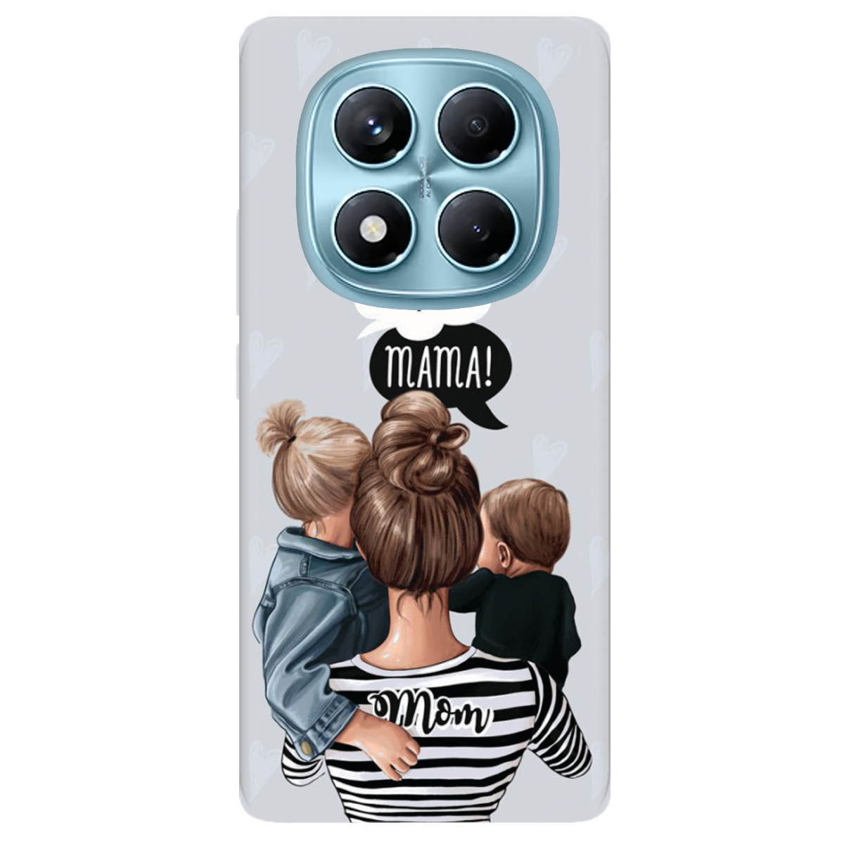 Чехол для Xiaomi Redmi Note 14 Pro 4G прозрачный Super Mama - фото 1 - Чехлы для телефонов