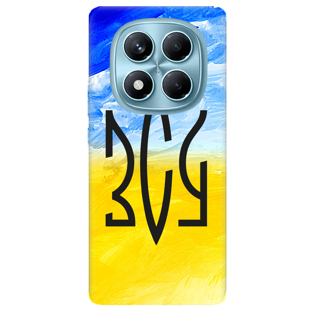 Чохол для Xiaomi Redmi Note 14 Pro 4G прозорий ЗСУ - фото 1 - Чохли для телефонів