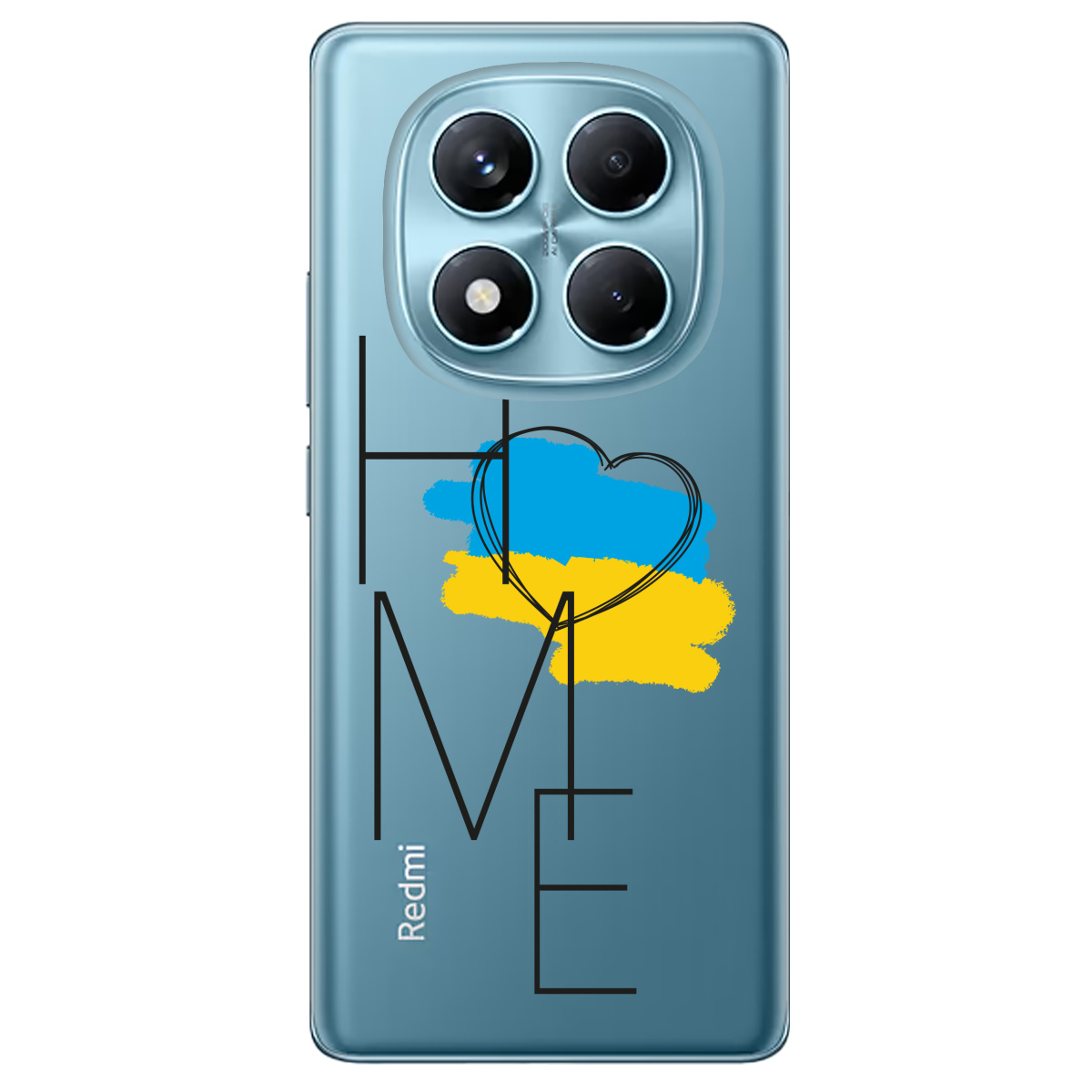 Чохол для Xiaomi Redmi Note 14 Pro 4G прозорий Home - фото 1 - Чохли для телефонів
