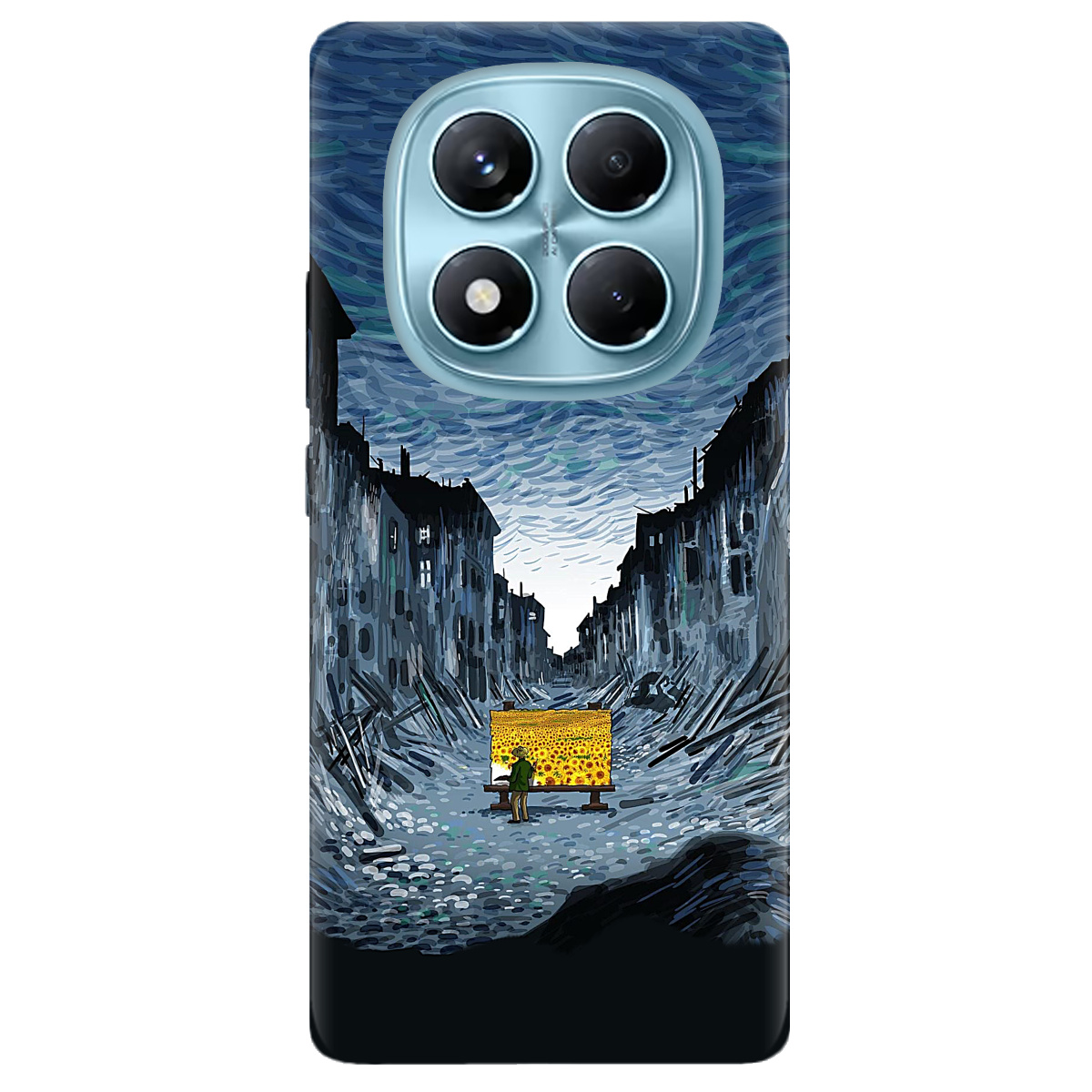 Чехол для Xiaomi Redmi Note 14 Pro 4G прозрачный Life - фото 1 - Чехлы для телефонов