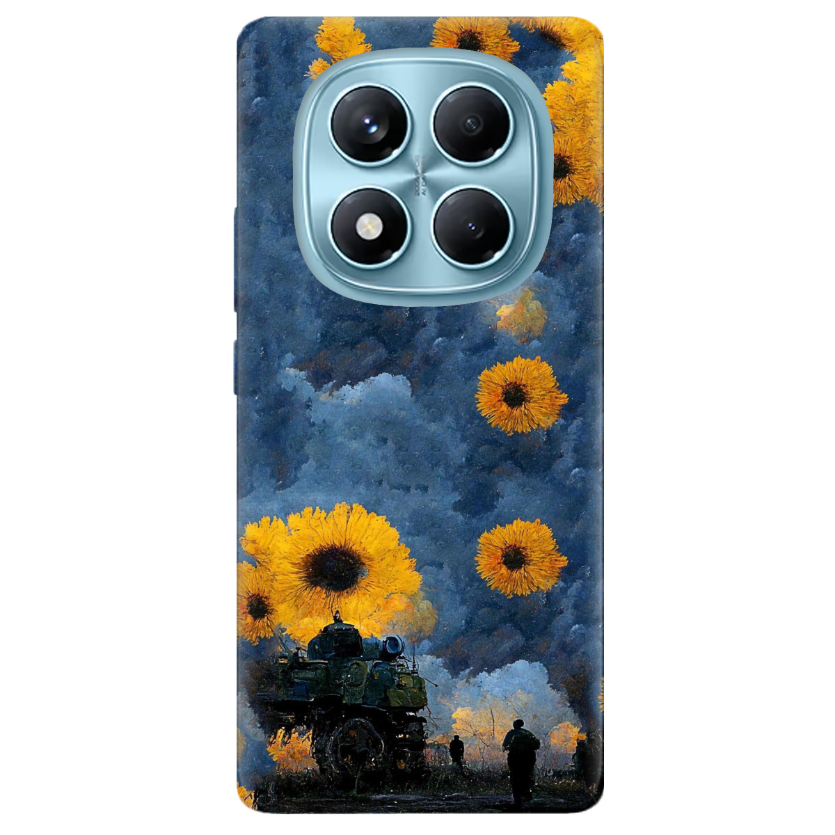 Чехол для Xiaomi Redmi Note 14 Pro 4G прозрачный Зарево - фото 1 - Чехлы для телефонов