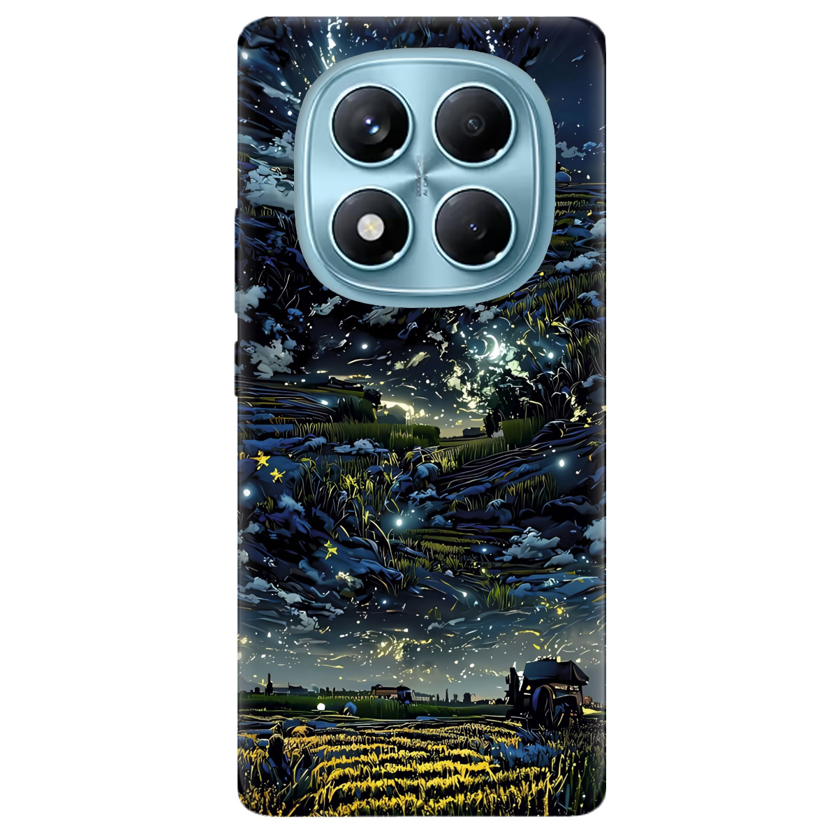 Чехол для Xiaomi Redmi Note 14 Pro 4G прозрачный Зоряне небо - фото 1 - Чехлы для телефонов