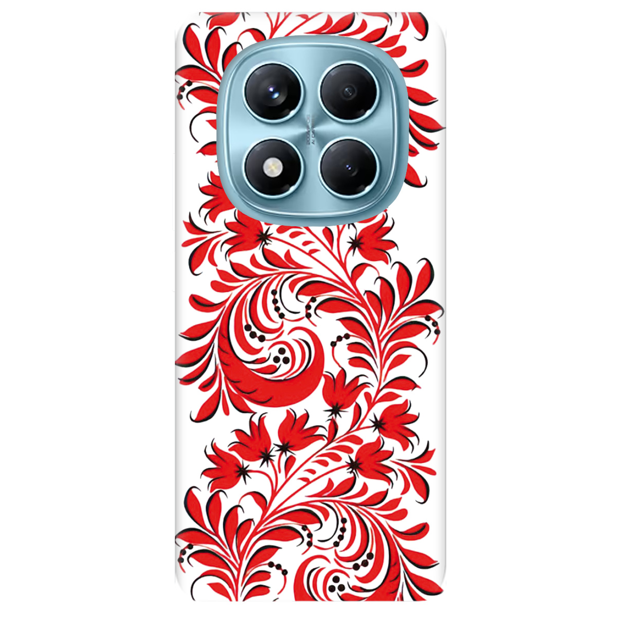 Чехол для Xiaomi Redmi Note 14 Pro 4G прозрачный Love Ukraine ornament - фото 1 - Чехлы для телефонов