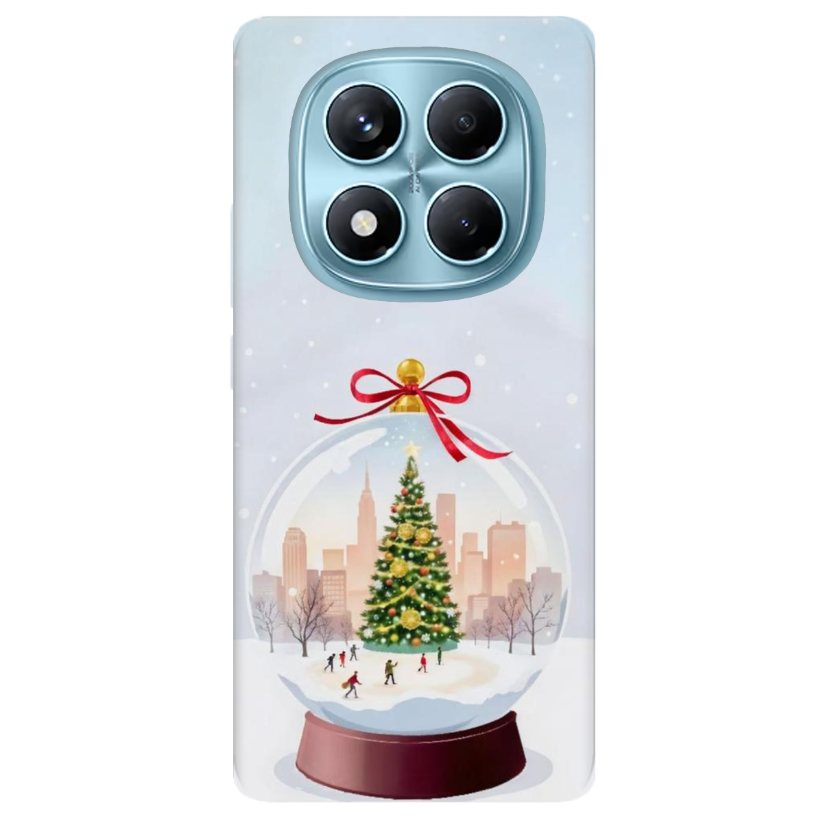 Чехол для Xiaomi Redmi Note 14 Pro 4G прозрачный Crystal Holiday - фото 1 - Чехлы для телефонов