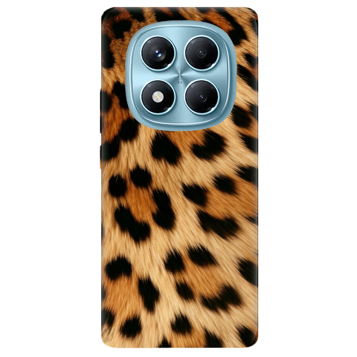 Чехол для Xiaomi Redmi Note 14 Pro 4G прозрачный Леопардовий принт - фото 1 - Чехлы для телефонов