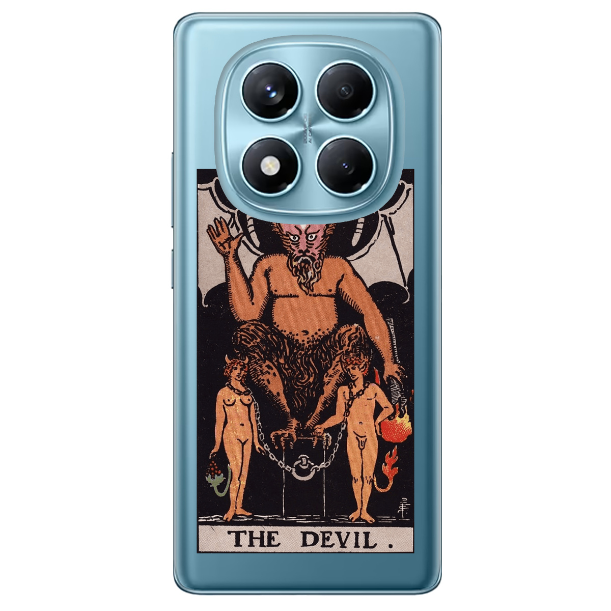 Чехол для Xiaomi Redmi Note 14 Pro 4G прозрачный The Devil - фото 1 - Чехлы для телефонов