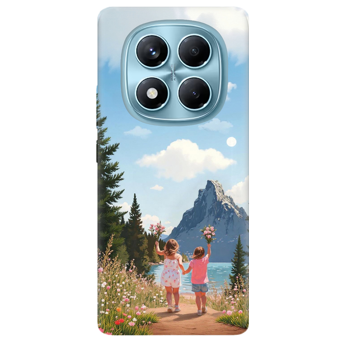 Чехол для Xiaomi Redmi Note 14 Pro 4G прозрачный Безтурботне літо - фото 1 - Чехлы для телефонов