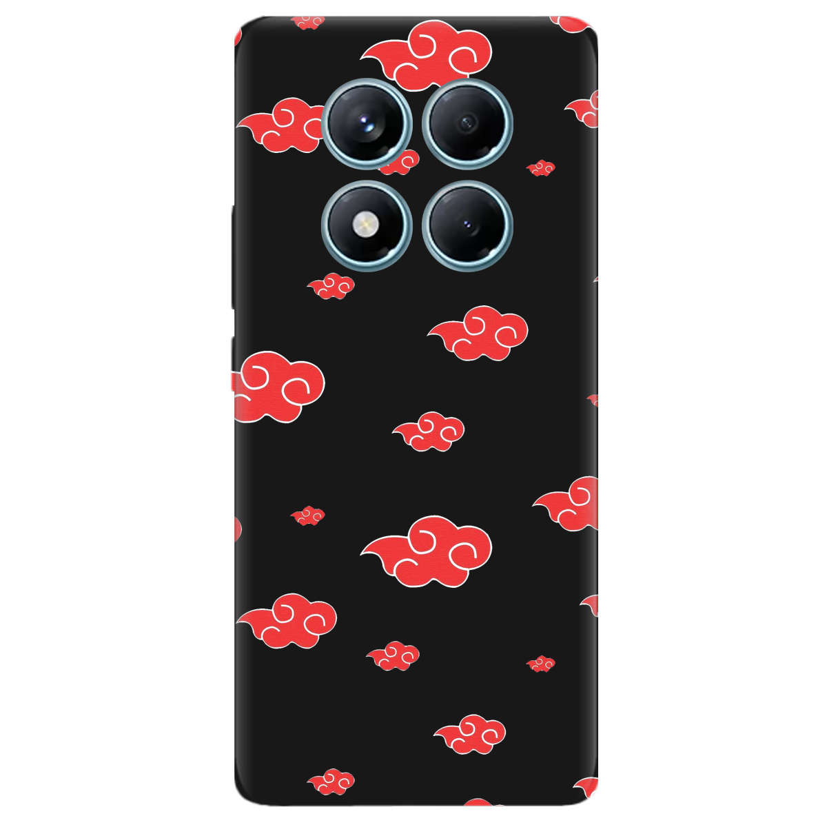 Чохол для Xiaomi Redmi Note 14 Pro 4G чорний матовий soft touch Akatsuki - фото 1 - Чохли для телефонів