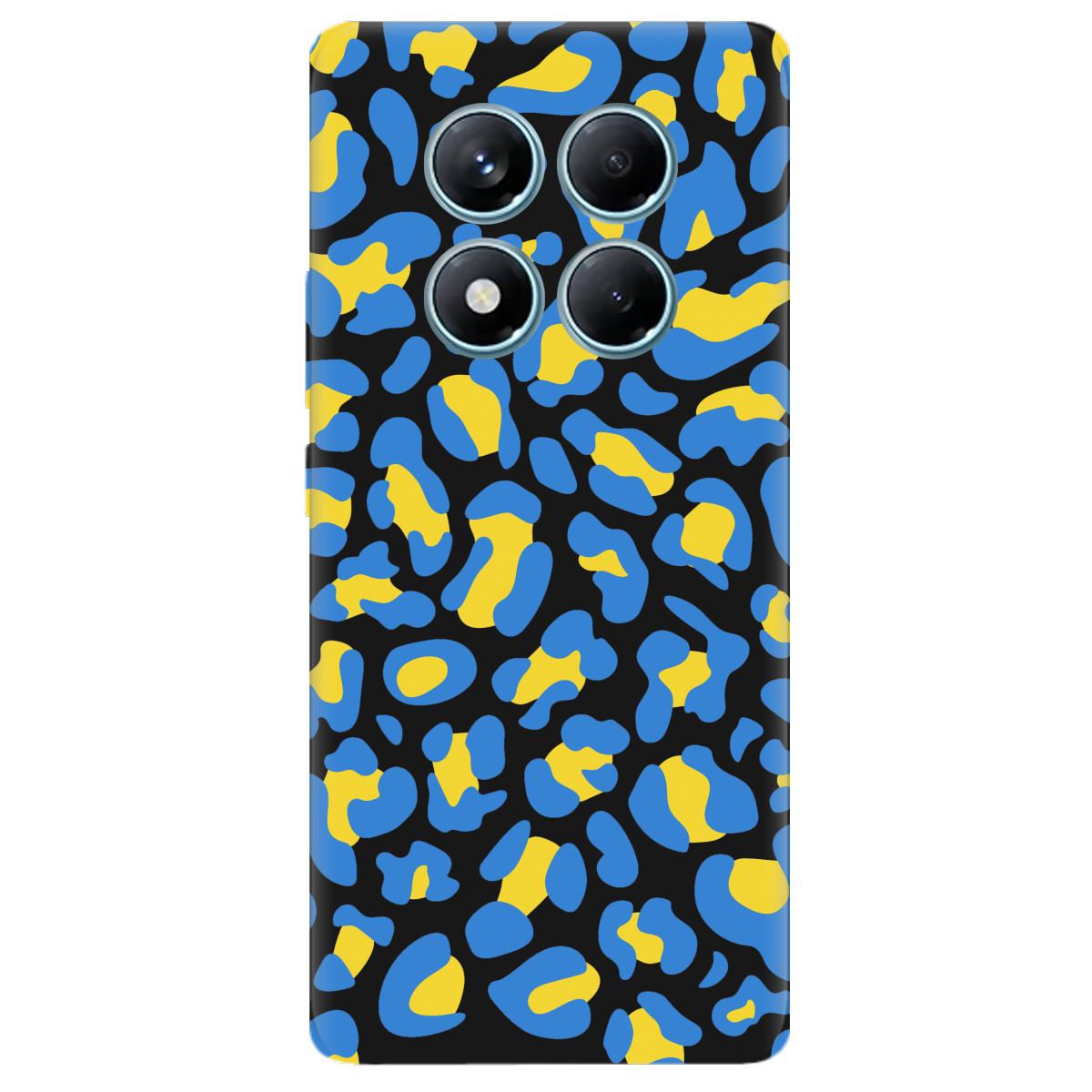 Чохол для Xiaomi Redmi Note 14 Pro 4G чорний матовий soft touch LeopardUA - фото 1 - Чохли для телефонів