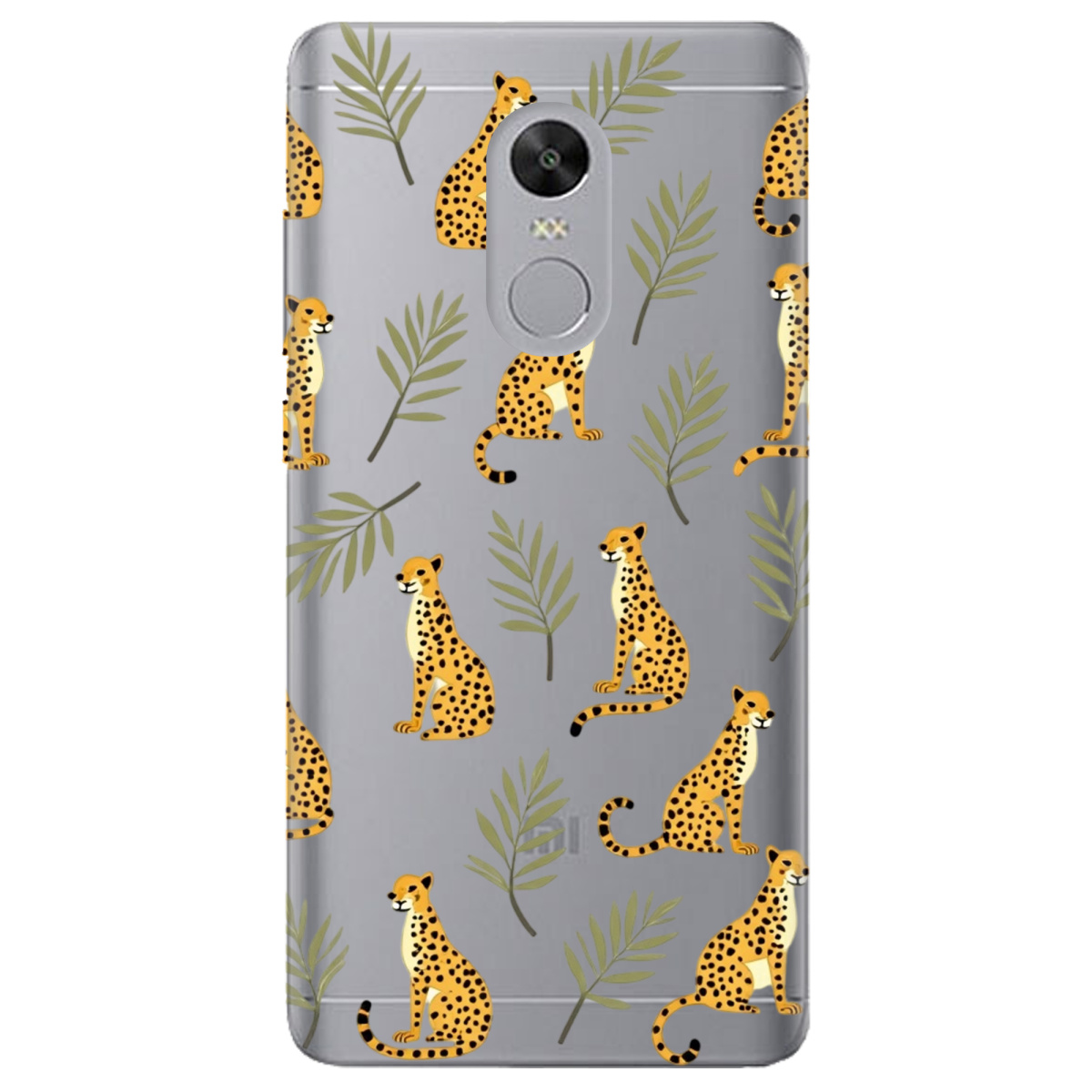 Чохол для Xiaomi Redmi 5 Plus прозорий Тропічна дикість - фото 1 - Чохли для телефонів