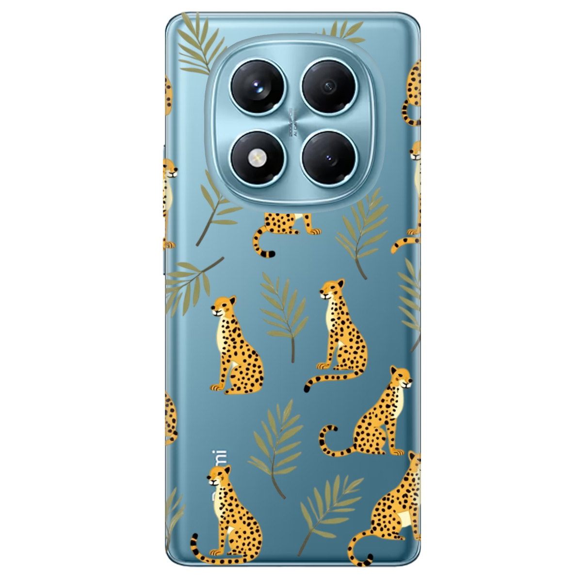 Чохол для Xiaomi Redmi Note 14 Pro 4G прозорий Тропічна дикість - фото 1 - Чохли для телефонів