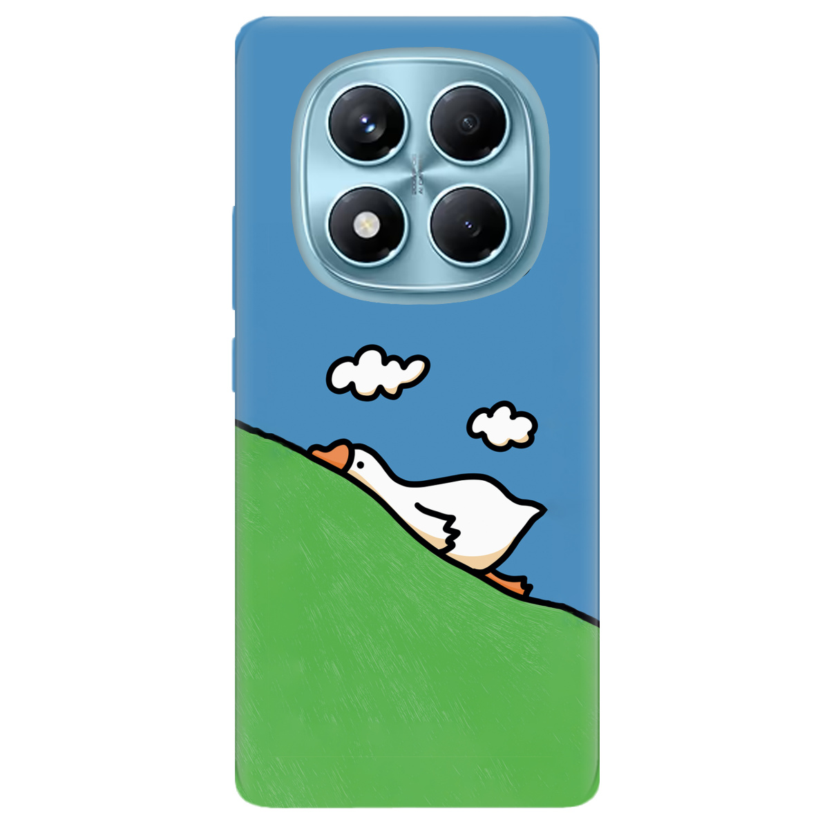 Чехол для Xiaomi Redmi Note 14 Pro 4G прозрачный Слизький шлях - фото 1 - Чехлы для телефонов