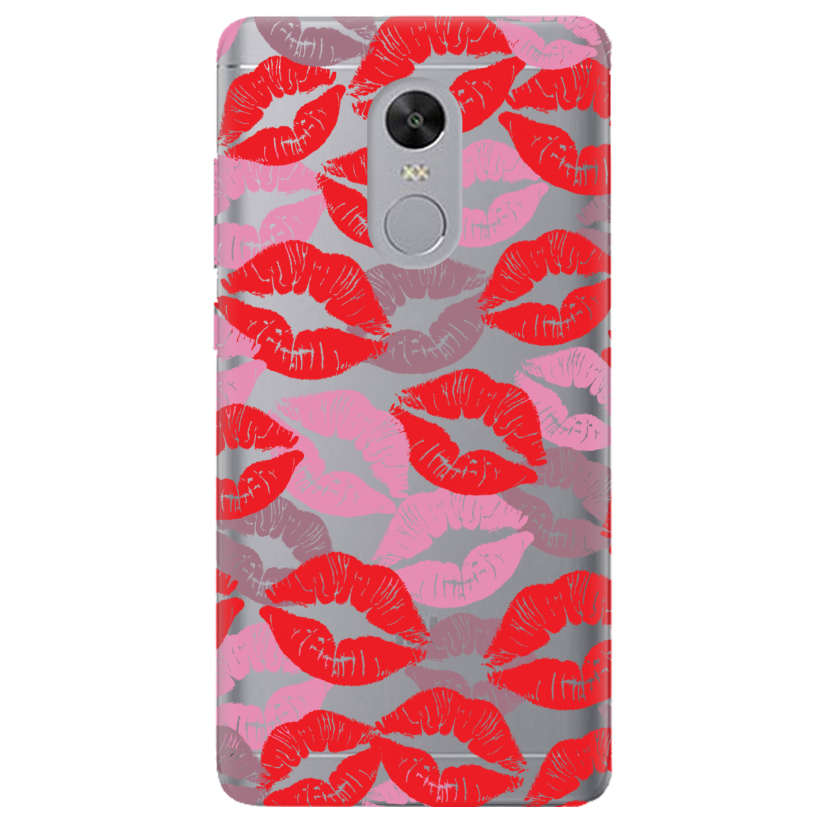 Чохол для Xiaomi Redmi 5 Plus прозорий Поцілунки - фото 1 - Чохли для телефонів