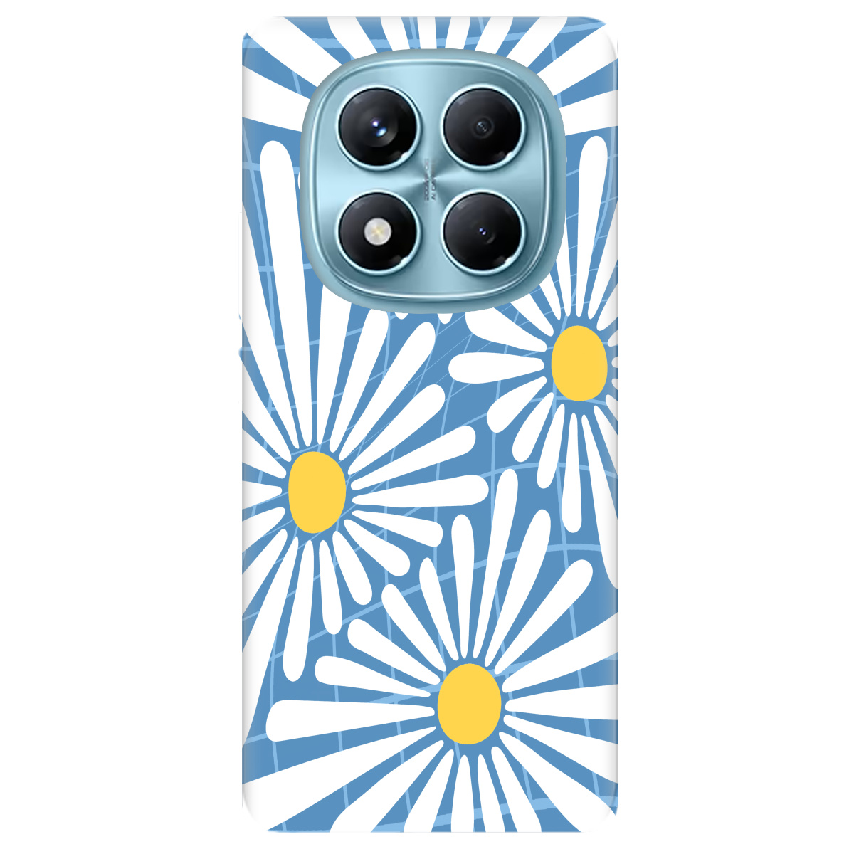 Чохол для Xiaomi Redmi Note 14 Pro 4G прозорий Ромашковий настрій - фото 1 - Чохли для телефонів