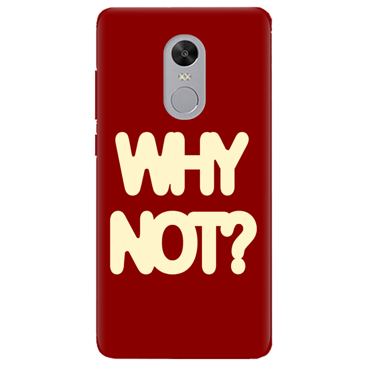 Чохол для Xiaomi Redmi 5 Plus прозорий Why not - фото 1 - Чохли для телефонів