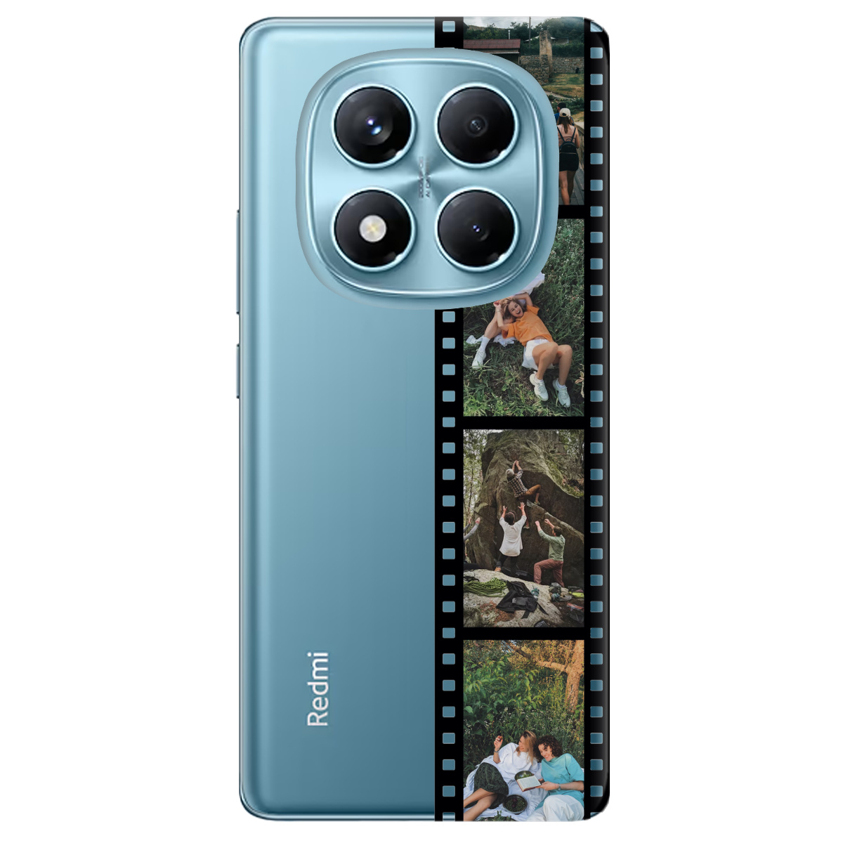 Чехол для Xiaomi Redmi Note 14 Pro 4G прозрачный З ВАШИМ ФОТО "НАШІ КАДРИ" - фото 1 - Чехлы для телефонов