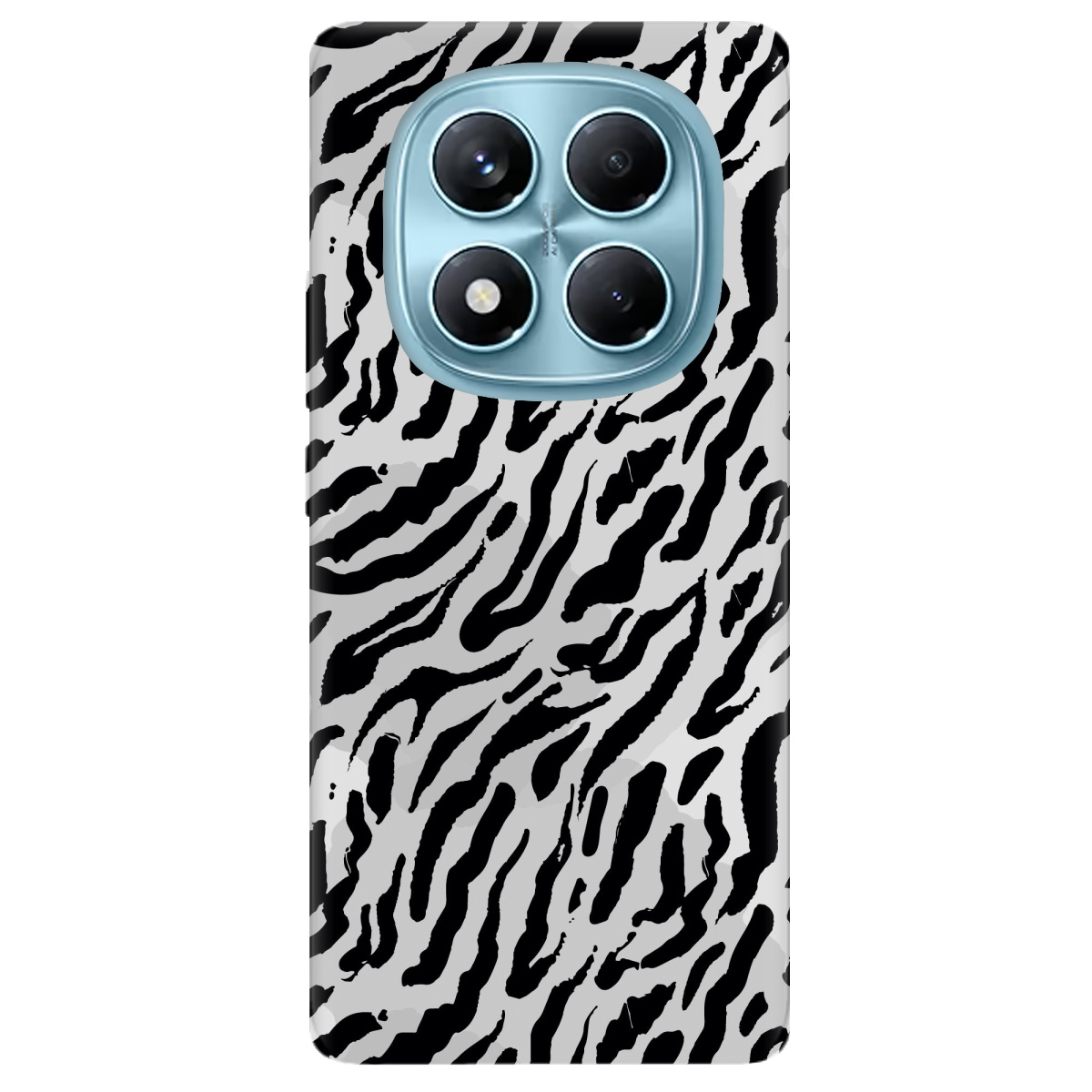 Чохол для Xiaomi Redmi Note 14 Pro 4G прозорий Зебра - фото 1 - Чохли для телефонів