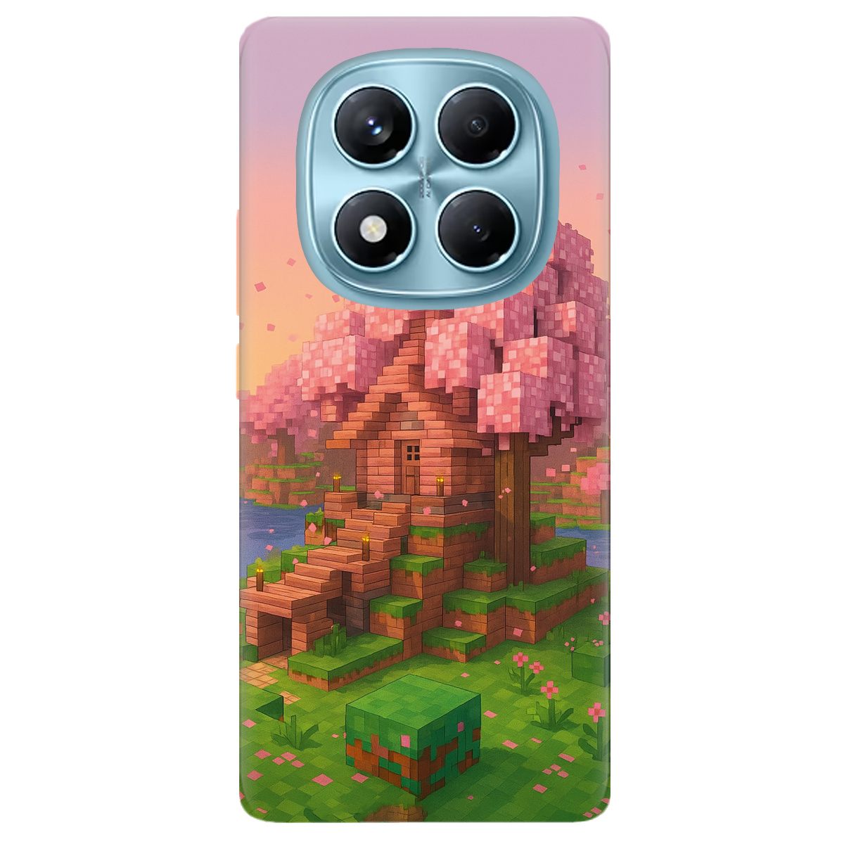 Чехол для Xiaomi Redmi Note 14 Pro 4G прозрачный Майнерський світанок - фото 1 - Чехлы для телефонов