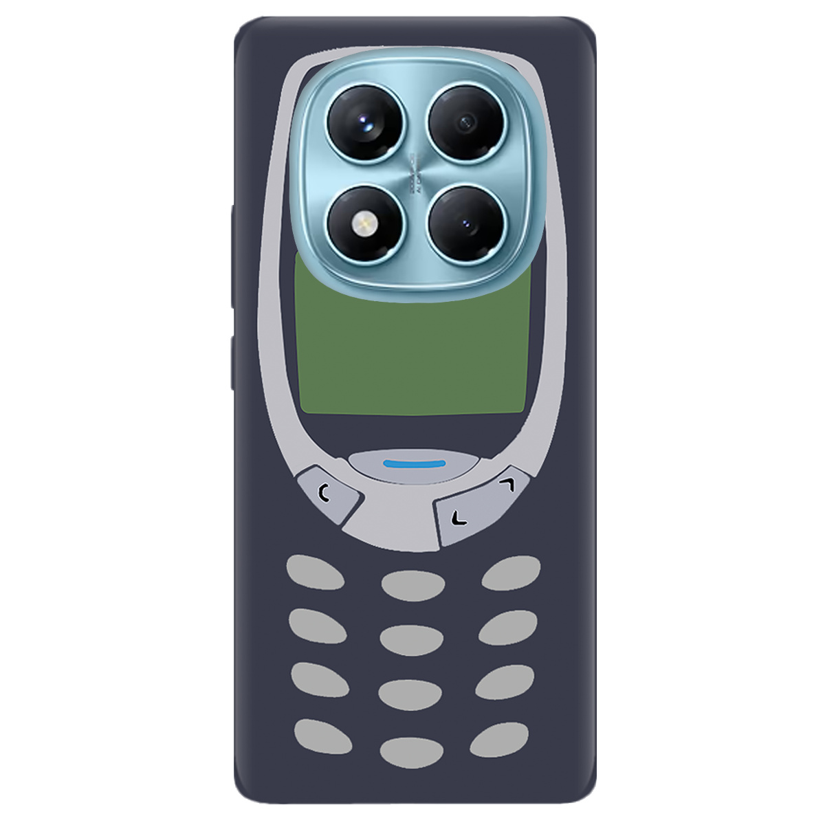 Чохол для Xiaomi Redmi Note 14 Pro 4G прозорий Nokia - фото 1 - Чохли для телефонів