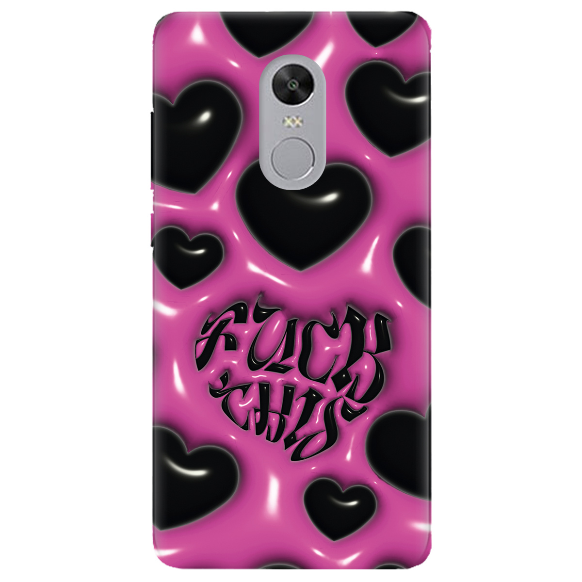 Чохол для Xiaomi Redmi 5 Plus прозорий Зухвалі серця - фото 1 - Чохли для телефонів