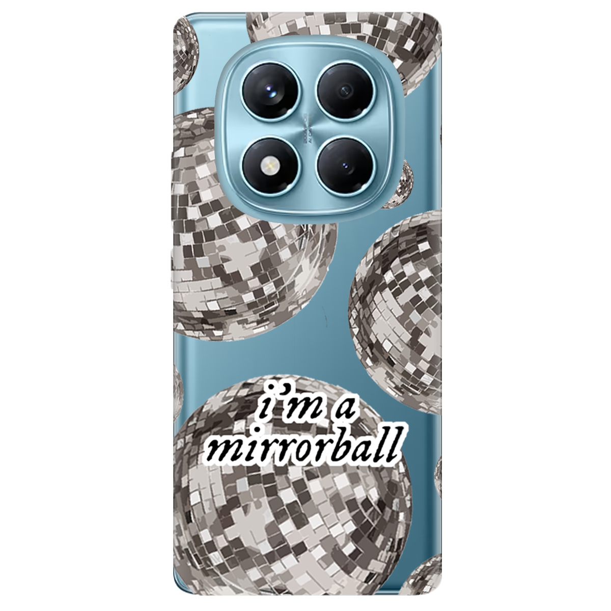 Чохол для Xiaomi Redmi Note 14 Pro 4G прозорий Сяючі кулі - фото 1 - Чохли для телефонів