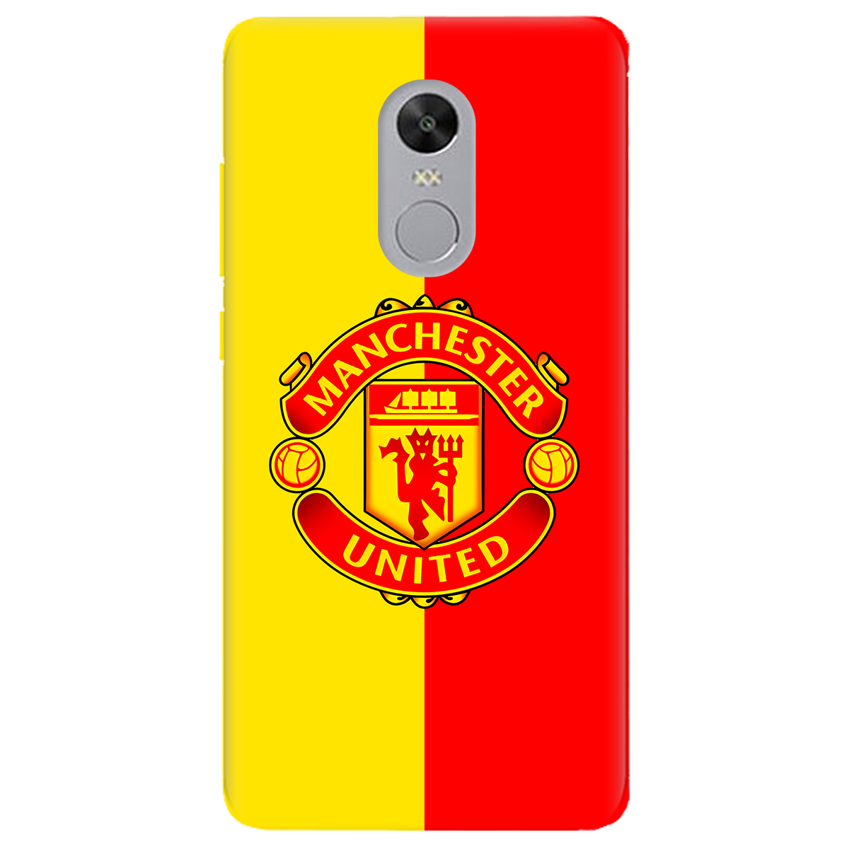 Чехол для Xiaomi Redmi 5 Plus прозрачный Manchester United - фото 1 - Чехлы для телефонов