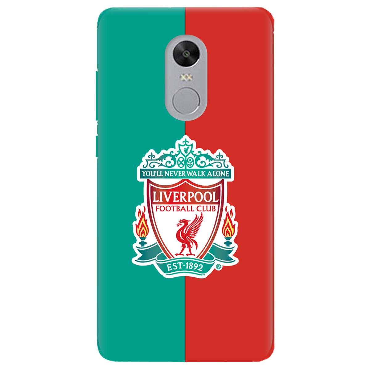 Чехол для Xiaomi Redmi 5 Plus прозрачный Liverpool - фото 1 - Чехлы для телефонов