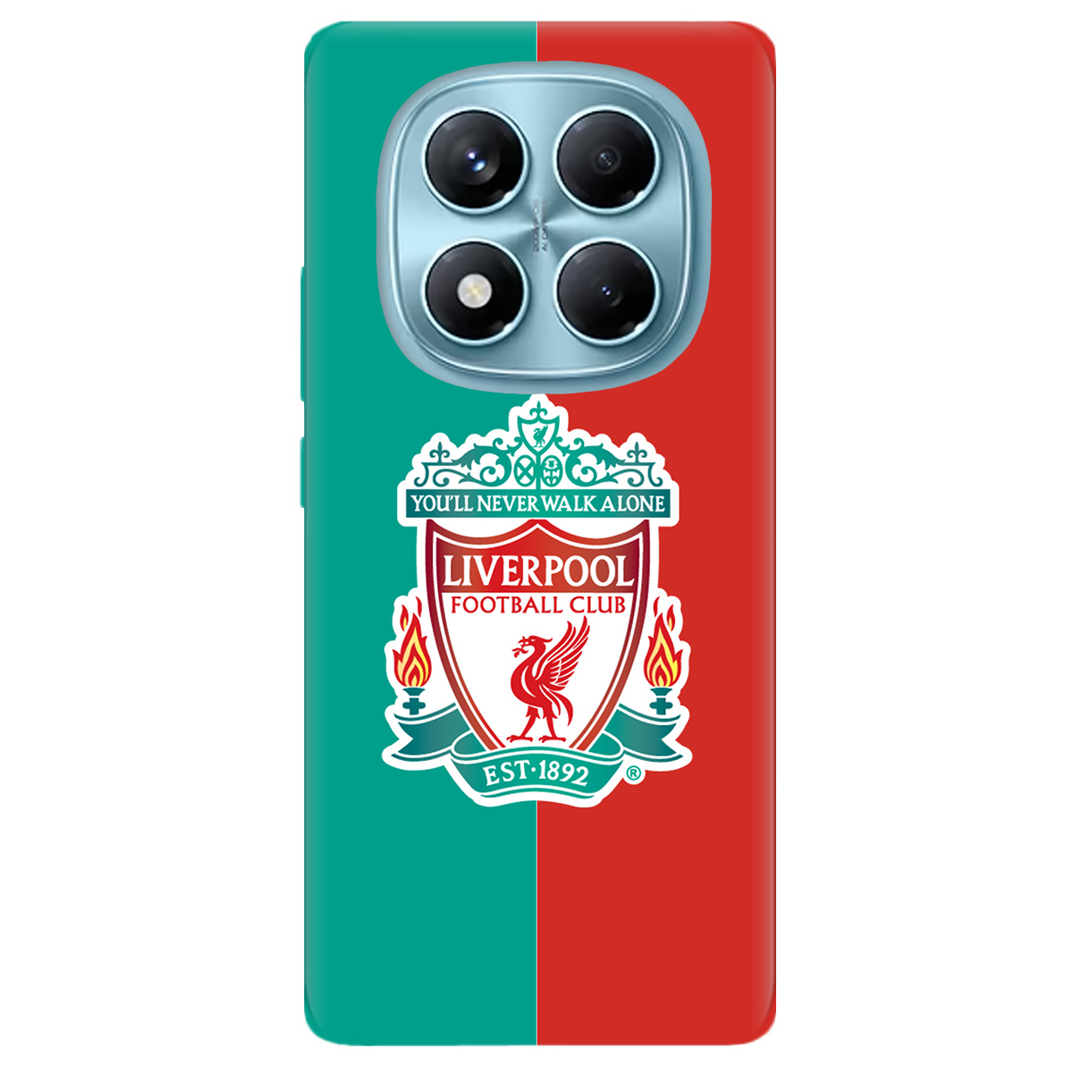 Чехол для Xiaomi Redmi Note 14 Pro 4G прозрачный Liverpool - фото 1 - Чехлы для телефонов