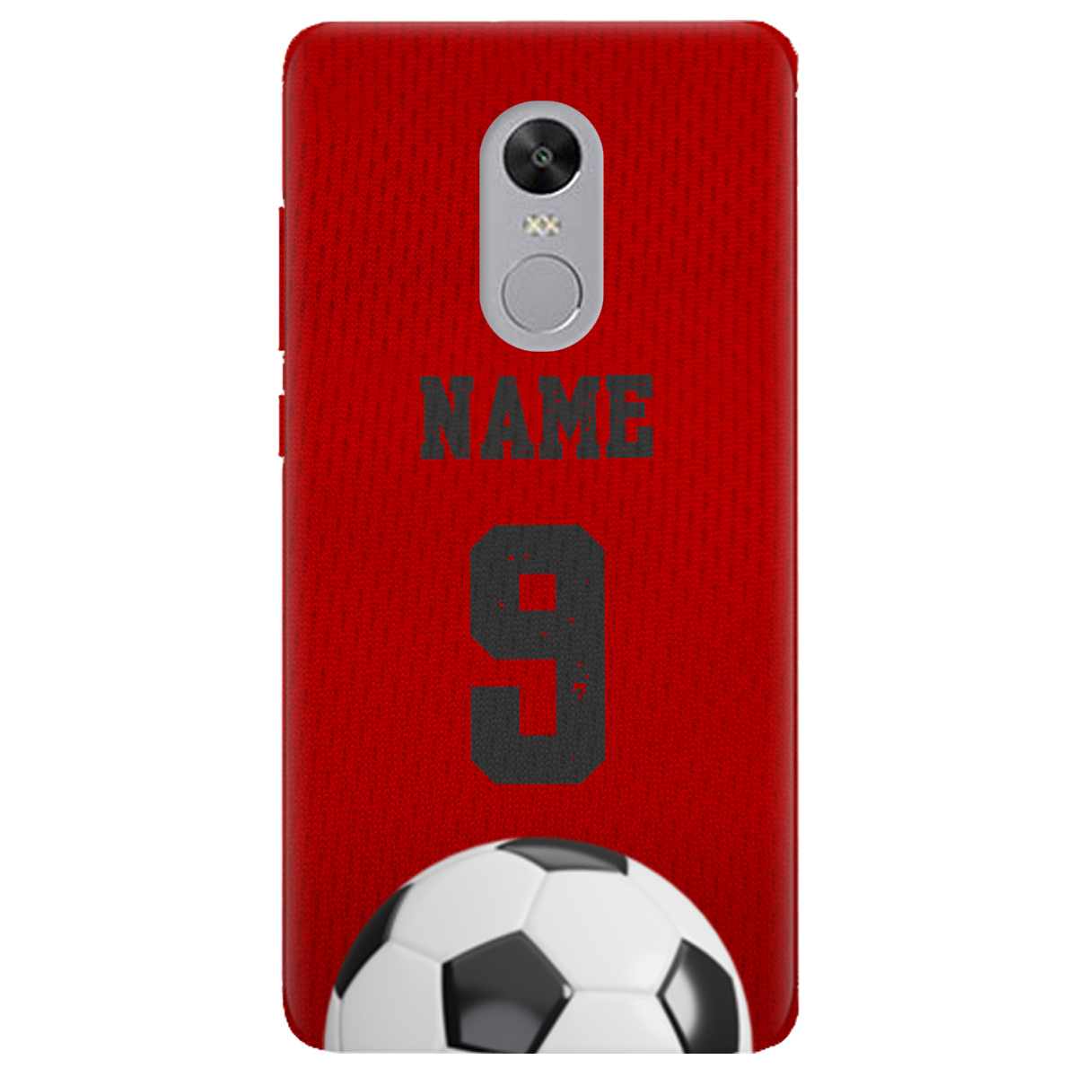 Чохол для Xiaomi Redmi 5 Plus прозорий З вашим іменем та номером - фото 1 - Чохли для телефонів