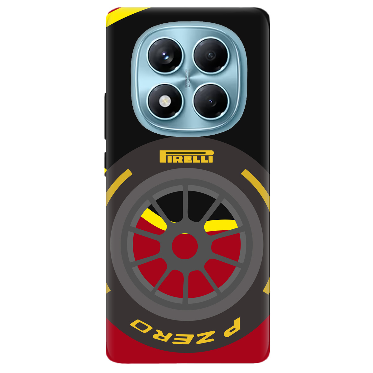 Чехол для Xiaomi Redmi Note 14 Pro 4G прозрачный Pirelli - фото 1 - Чехлы для телефонов