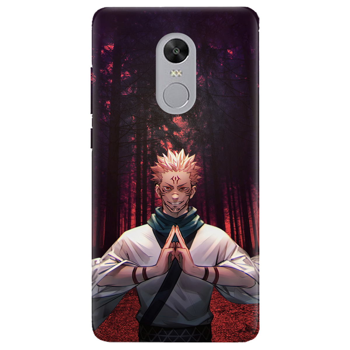 Чехол для Xiaomi Redmi 5 Plus прозрачный Сукуна - фото 1 - Чехлы для телефонов