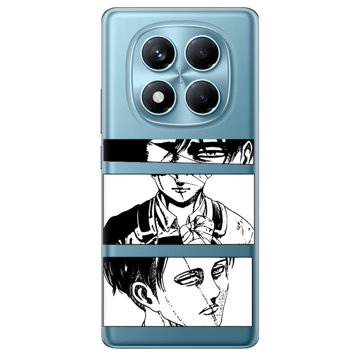 Чехол для Xiaomi Redmi Note 14 Pro 4G прозрачный Леві - фото 1 - Чехлы для телефонов